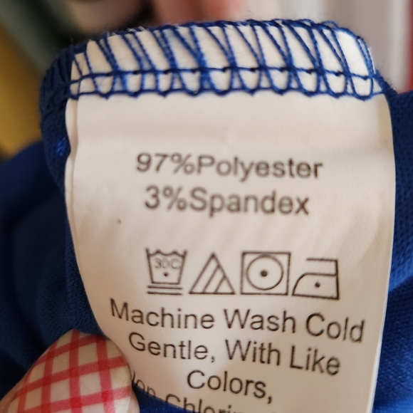 Blue One Shoulder Dress - Picture 8 of 9